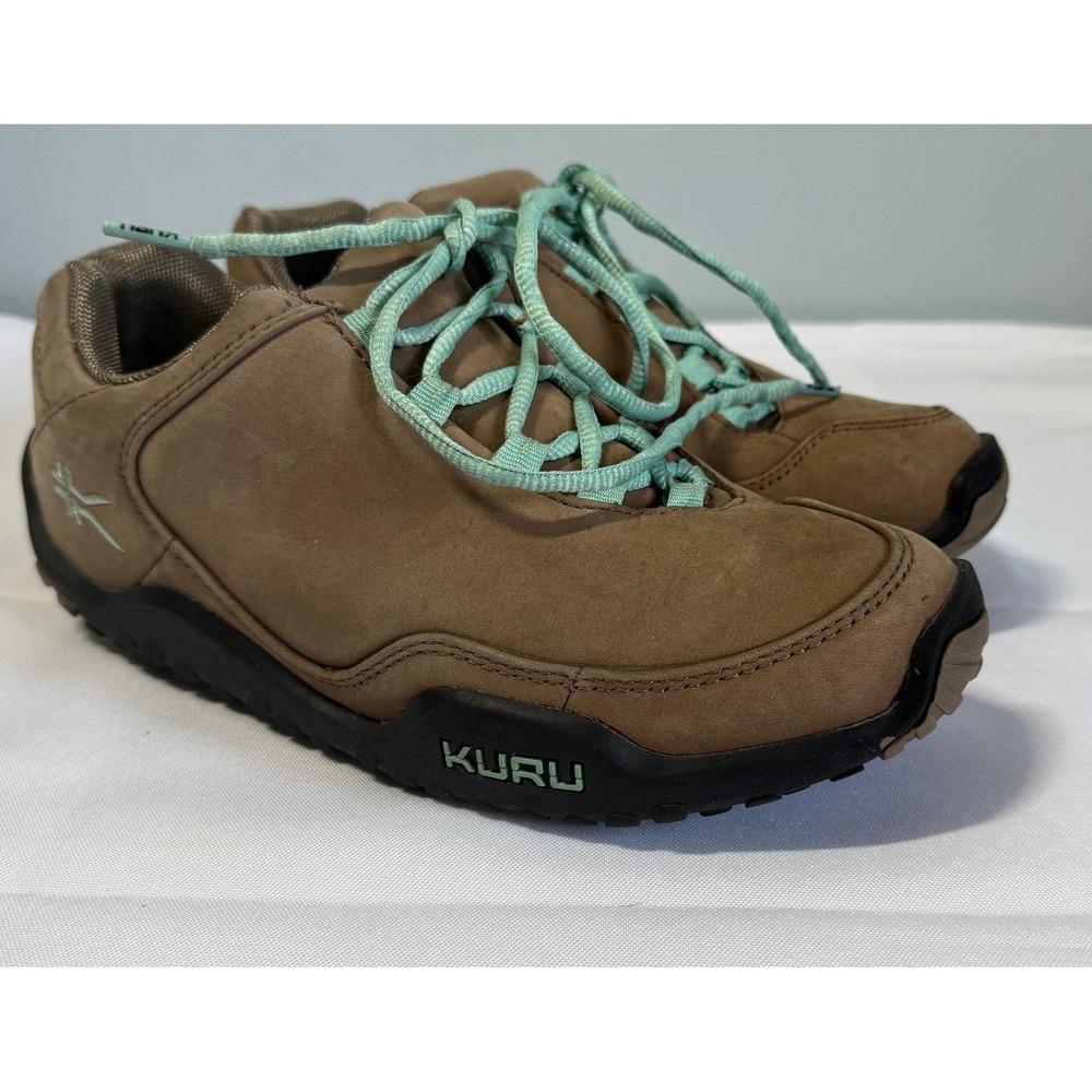 KURU Chicane Womens 7M Leather Brown Hiking Walking Orthopedic Comfort Shoes